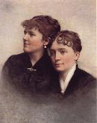 A. Bryan Wall Wife and Sister Germany oil painting artist